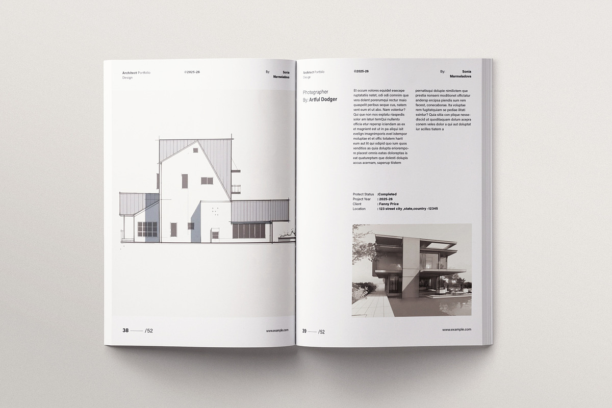 Architecture Portfolio Template, a Brochure Template by ArtisanaAura (Photo 14 of 18)