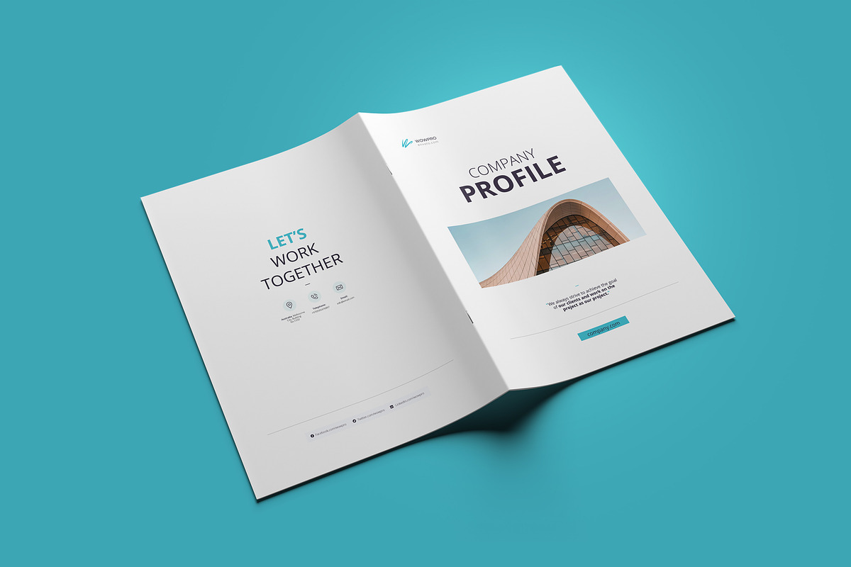 Company Profile Template, a Brochure Template by WOWPro (Photo 10 of 10)