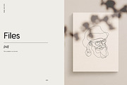 Santa Line Drawings, an Illustration by Whimsy Works (Thumbnail 2 of 3)