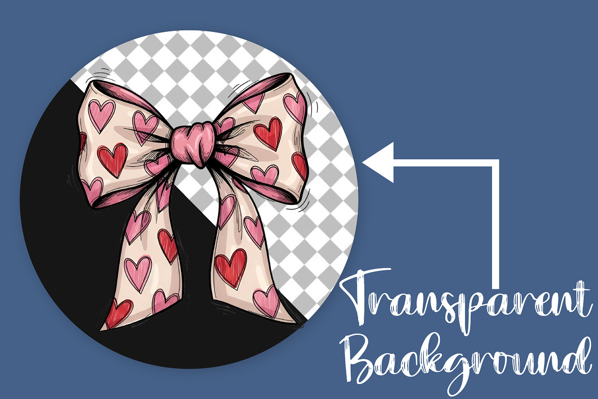Coquette Heart Bow PNG, an Illustration by Canvas Craft (Photo 2 of 6)