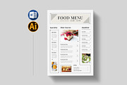 Food Menu, a Flyer Template by Pixelpick (Thumbnail 2 of 3)