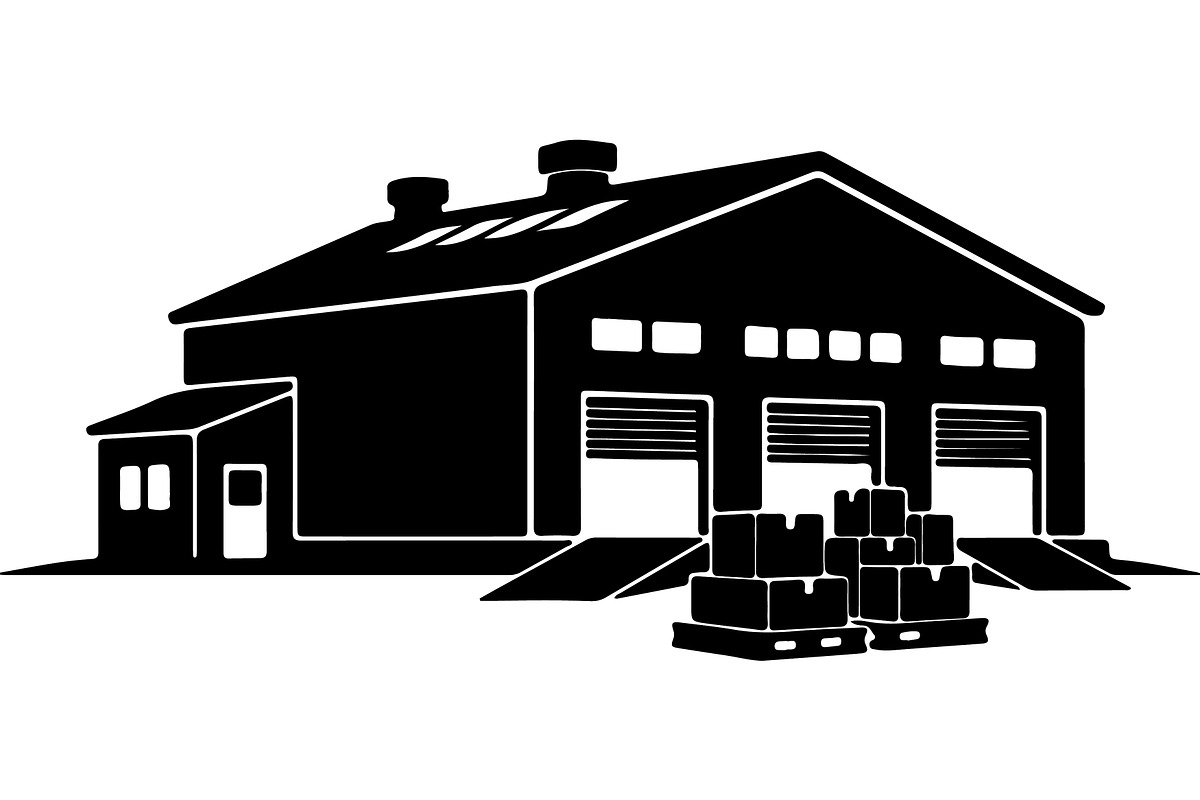 Warehouse and industrial building, a Decorative Illustration by jahid234 (Photo 3 of 13)