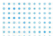 80 Snowflake Cute icons, an Icon by Dinosoftlabs (Thumbnail 2 of 3)