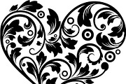 Decorative Heart Silhouette Bundle, an Illustration by Designs_River (Thumbnail 45 of 45)