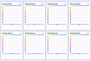 2025 Full Year Dated Planner Canva, a Stationery Template by Mustafiz (Thumbnail 3 of 6)