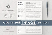 Resume Template / CV, a Resume Template by TheResumeCoach (Thumbnail 7 of 7)