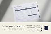 INVOICE CANVA TEMPLATE, a Print Template by The Little Lily Studio (Thumbnail 5 of 5)