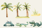 Safari Nursery Art and Patterns, an Animal Illustration by The Best Digital Plaza (Thumbnail 4 of 9)