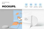 5 Beautiful Shopping Bag Mockups, a Packaging Mockup by megostudi0 (Thumbnail 7 of 7)