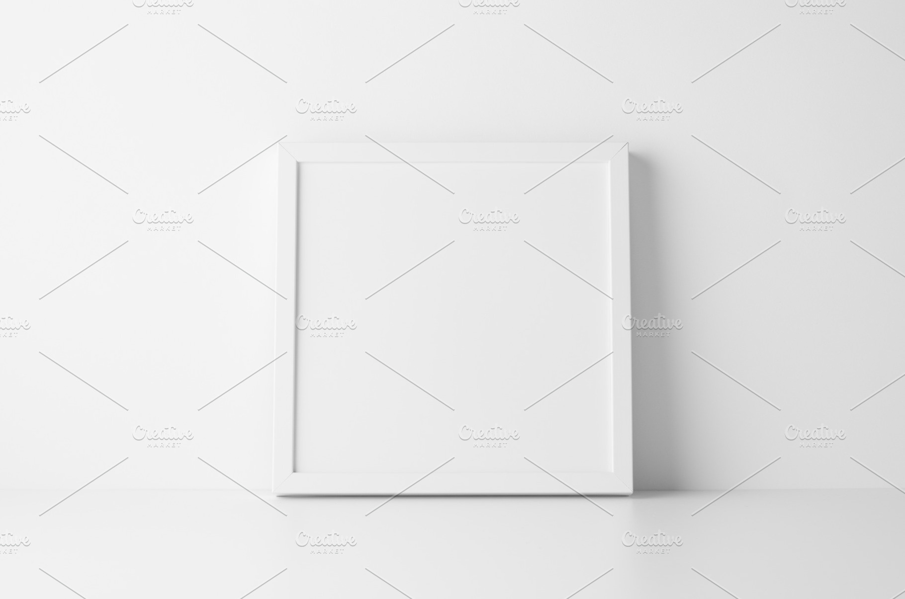 White square frame mockup JPEG, an Arts & Entertainment Photo by Shablon