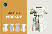 Kids dress mockup, an Advertising Mockup by PudraART (Thumbnail 1 of 6)