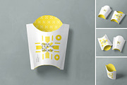 French Fries Mockup, a Product Mockup by PixelVoyager (Thumbnail 1 of 6)