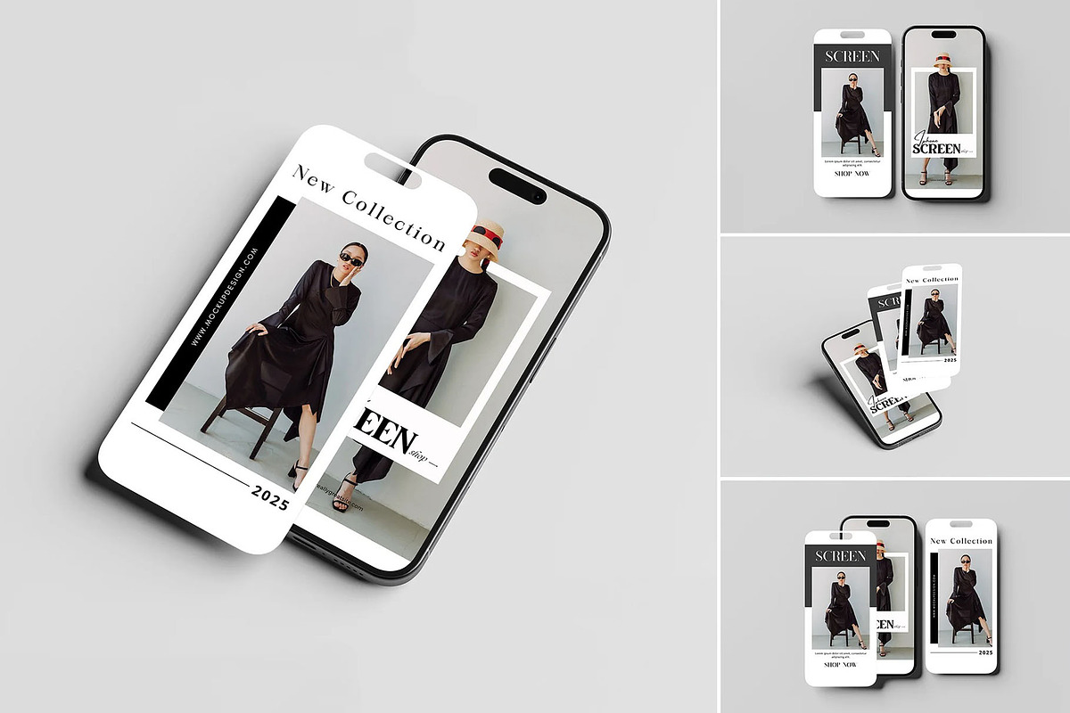 iPhone Screen Mockup, an iPhone Mockup by Se٧enStudio (Photo 3 of 5)