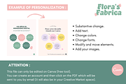 Thank You Card Templates Canva, a Card Template by florasfabrica (Thumbnail 3 of 3)