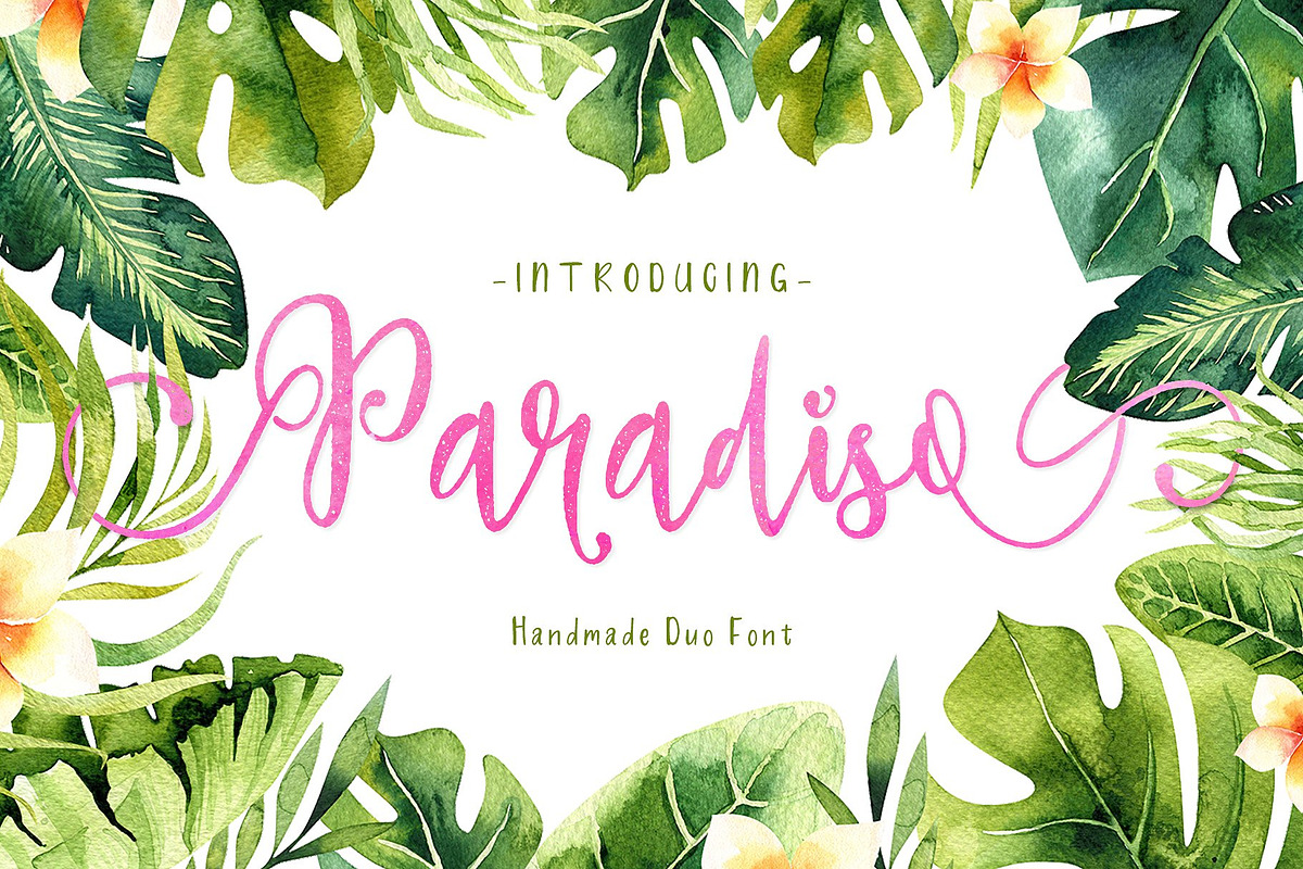 Paradiso - Fonts Duo