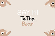 Hello Bear | Cute Script Font, a Script Font by Lightsense (Thumbnail 5 of 11)