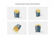 French Fries Packaging Mockup, a Packaging Mockup by Seven Lights (Thumbnail 3 of 19)