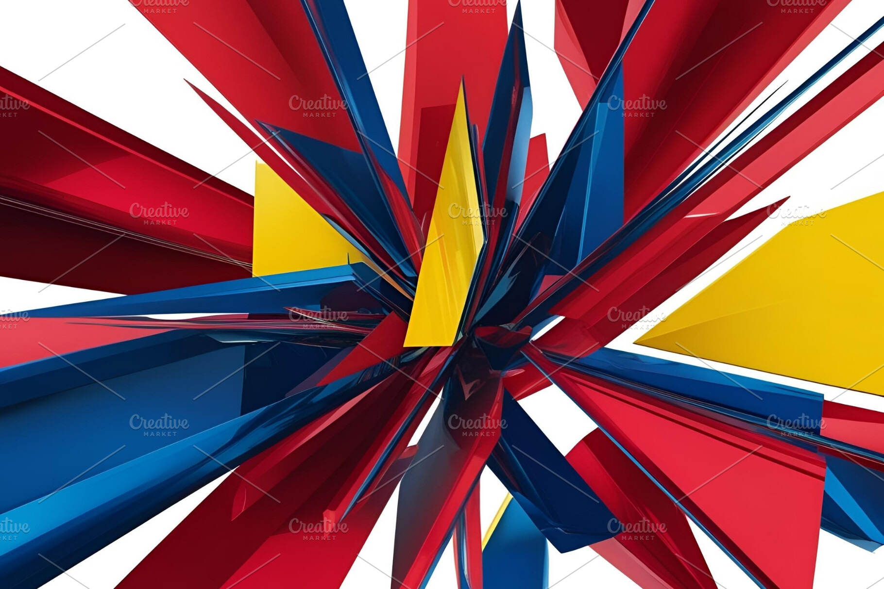 Colorful Geometric background, an Abstract Photo by ComfortQ