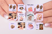 70 Nail Technician Instagram Posts, a Social Media Template by Adored Templates (Thumbnail 7 of 10)