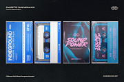 Cassette Tape Mockups, a Product Mockup by Indieground Design Inc. (Thumbnail 6 of 8)