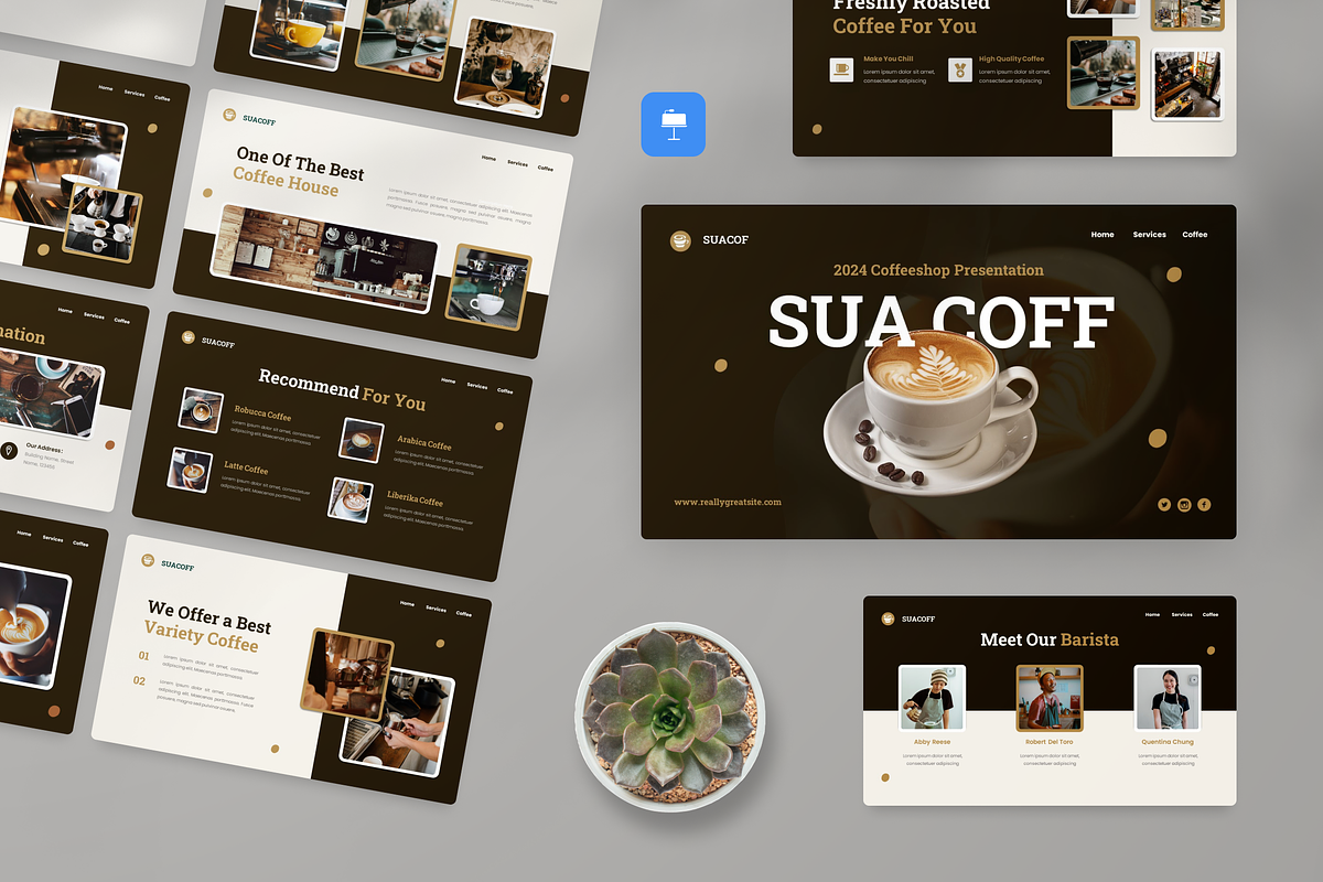 Suacoff Coffee - Keynote, a Presentation Template by GraphauseProject (Photo 1 of 7)