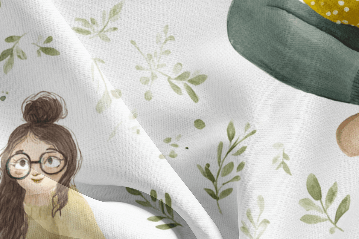 Quirky Girl Seamless Pattern, a Decorative Illustration by Pati Charm Studio (Photo 7 of 7)