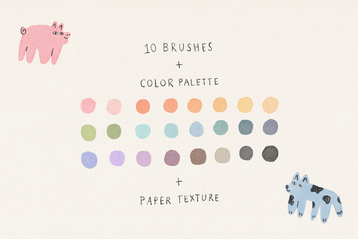 Soft Markers for Procreate, a Brush Add-On by Wink Brushes (Photo 3 of 5)