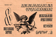 Karmano - Condensed Blackletter Font, a Blackletter Font by Surplus Type Co (Thumbnail 2 of 10)
