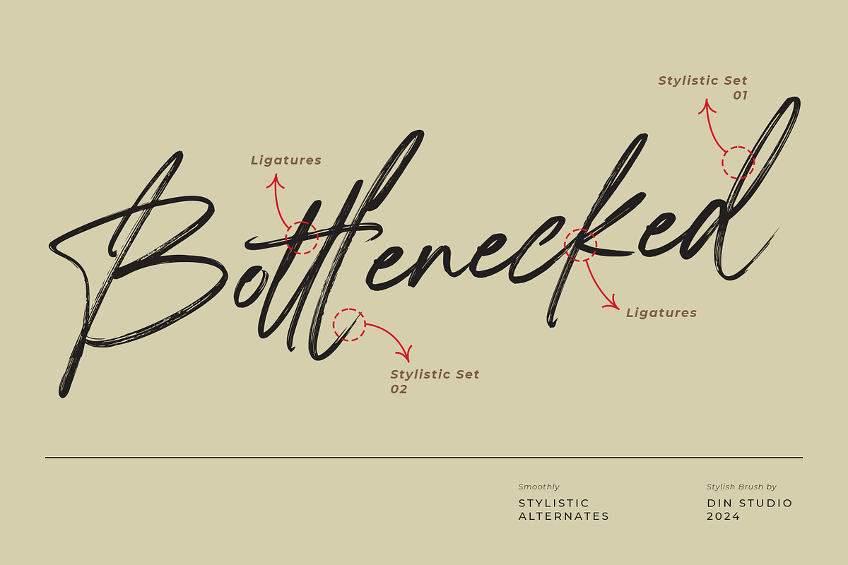 Smoothly, a Script Font by din-studio.com (Photo 7 of 11)