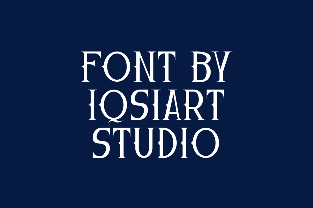 Luxoke - Medieval Serif Font, a Serif Font by Iqsiart Studio (Photo 4 of 7)