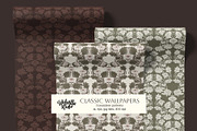 Classic Wallpapers, a Wallpaper Graphic by Bloomart Studio (Thumbnail 1 of 5)