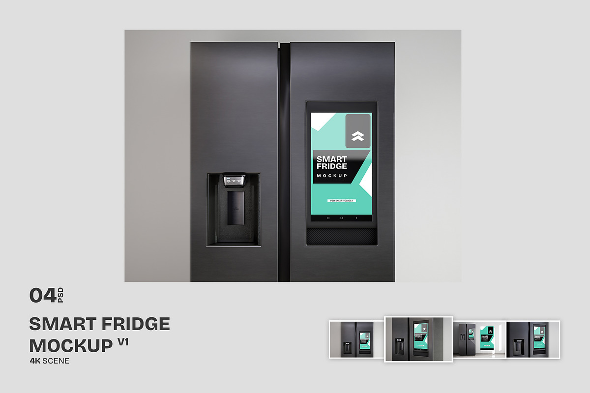 Smart Fridge - Mockup, a Mockup by Rometheme Std (Photo 1 of 5)
