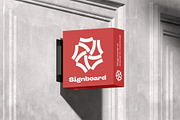 Signboard Square Mock-up, an Advertising Mockup by zippypixelstudio (Thumbnail 9 of 15)