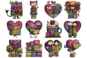 Valentine's Day Love Letter Clipart, a Graphic by CitraGraphics (Thumbnail 3 of 4)