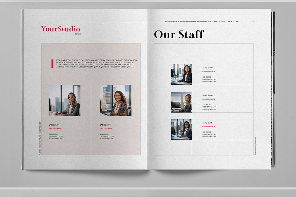 Design Studio Brochure Template, a Brochure Template by Boris Cupac (Photo 3 of 7)