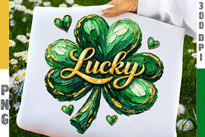 Brushstroke St Patrick's Day, an Illustration by Craft Nest