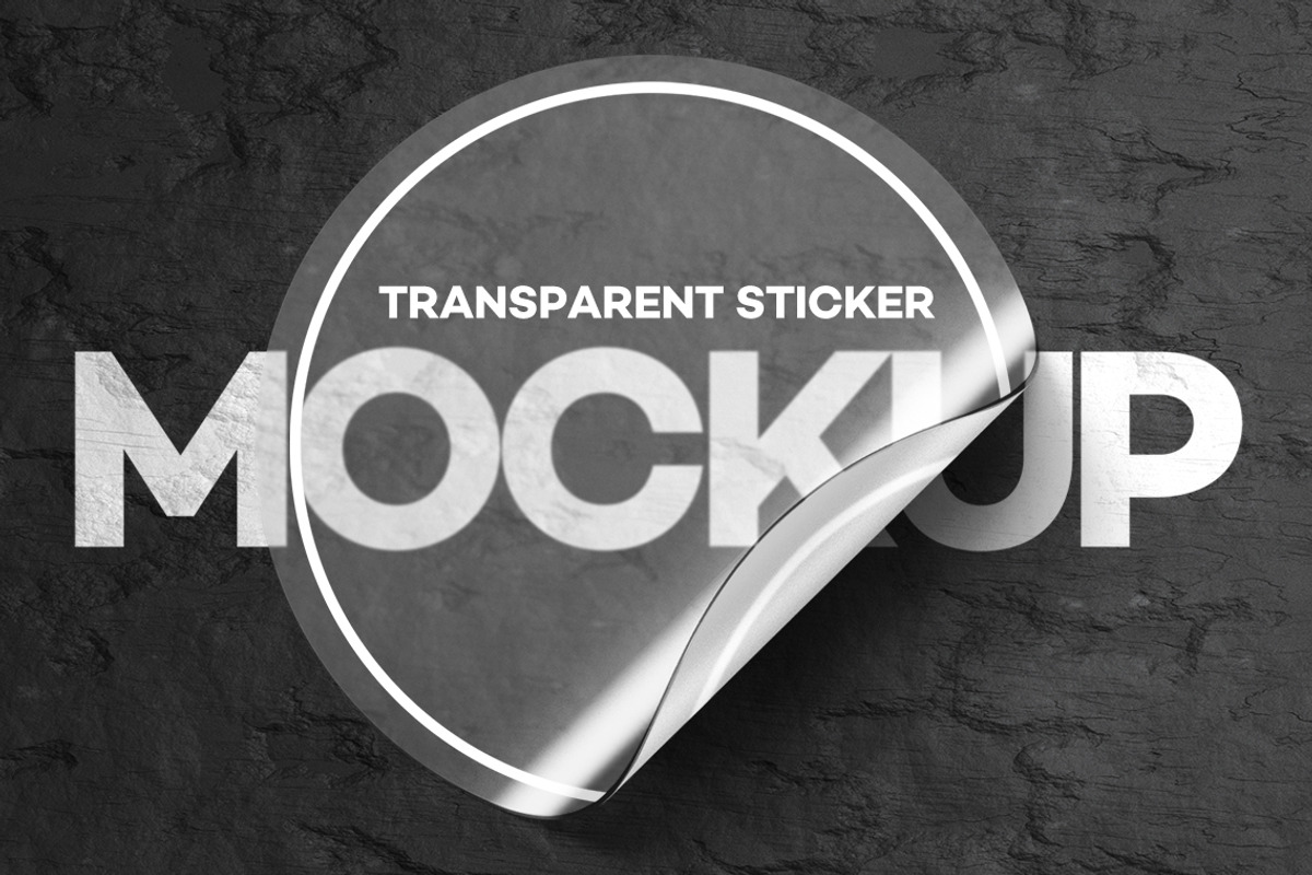Transparent Sticker Mockup, a Graphic by rebrandy (Photo 1 of 8)