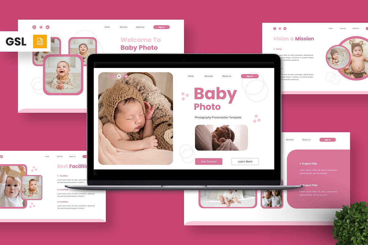 Baby Photo - Photography GSL, a Presentation Template by Deepslide Studio (Photo 1 of 6)