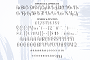 Brushed | Script Font, a Handwritten Font by Scratchones (Thumbnail 7 of 9)
