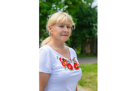 A Ukrainian woman in an embroidered, a Person Photo by yanadjana