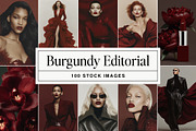 Burgundy Editorial Stock Images, a Beauty & Fashion Photo by Studio Loire (Thumbnail 1 of 11)