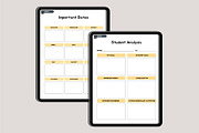 2025 Digital Teacher Planner Canva, a Stationery Template by Designmela01 (Thumbnail 7 of 10)