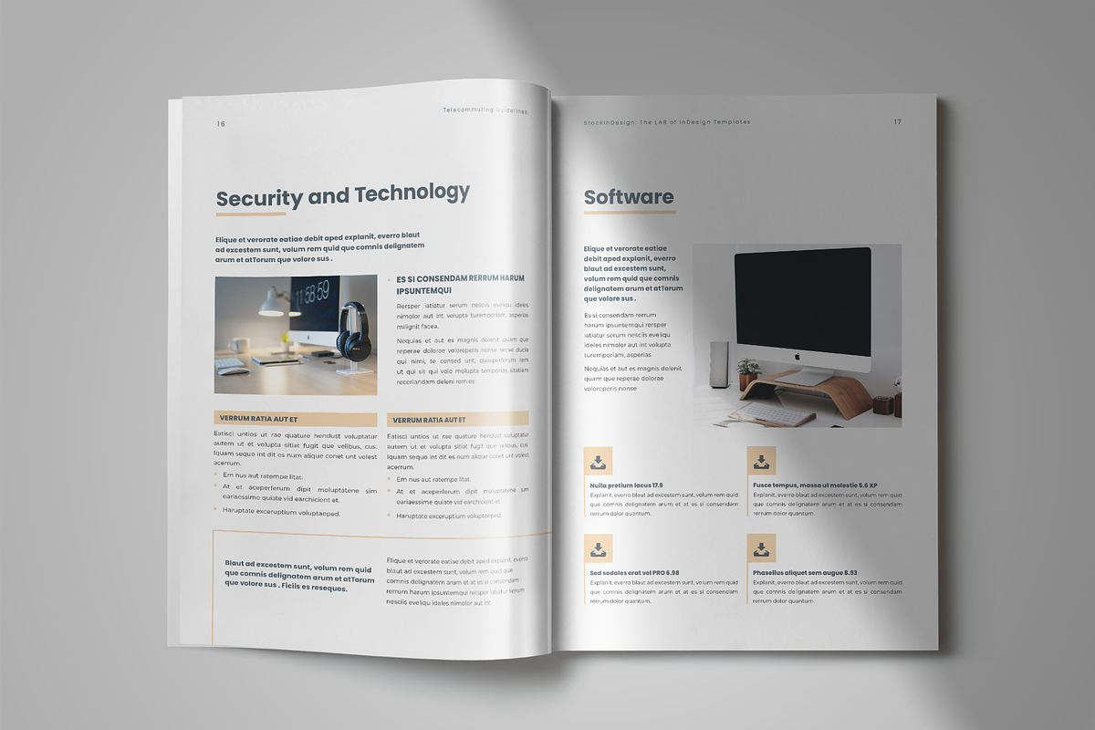 Telecommuting Guidelines Template, a Templates & Theme by StockInDesign (Photo 9 of 9)
