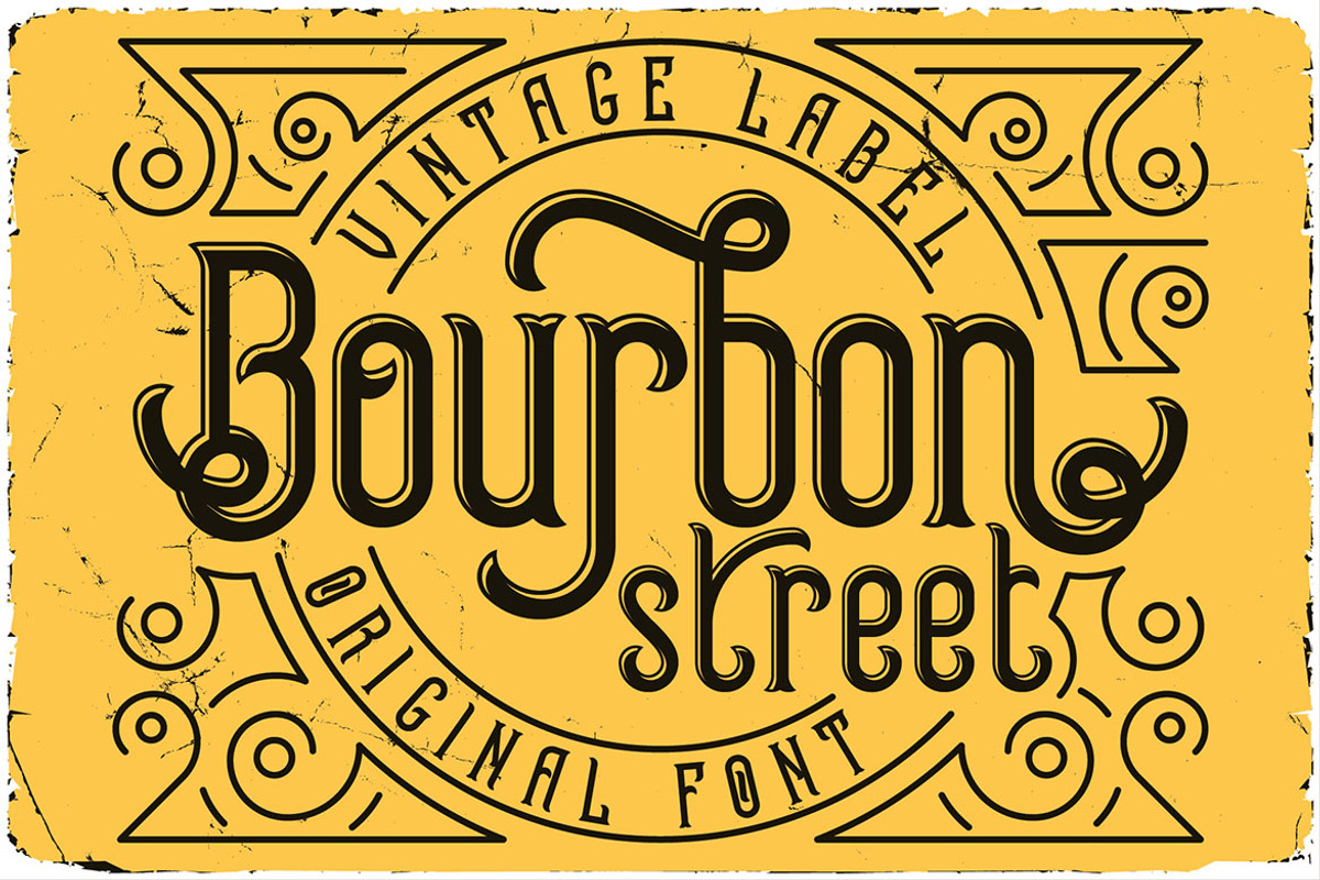 Bourbon Street Display Font, a Serif Font by JumboDesign (Photo 5 of 9)