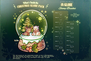 Christmas Globe Procreate Brush Set, a Brush Add-On by TheDoodleSweets (Thumbnail 2 of 5)