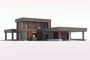 Modern country house, an Architecture 3D Model by profdesign (Thumbnail 1 of 10)