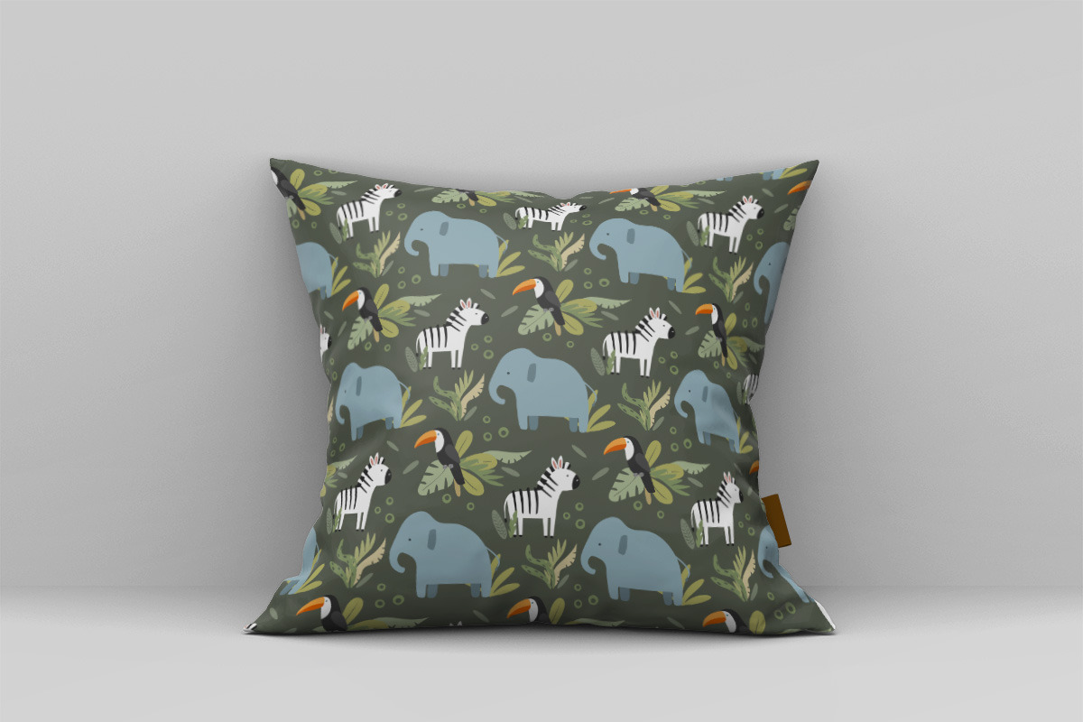 Cartoon Animals Seamless Patterns, a Pattern Graphic by Kotulska (Photo 8 of 8)