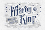 Maron King  | Victorian Display Font, a Serif Font by StoricType (Thumbnail 1 of 12)
