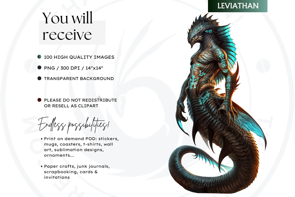 Greatest Mythological creatures, a Decorative Illustration by ThatsDesignArt (Photo 2 of 10)