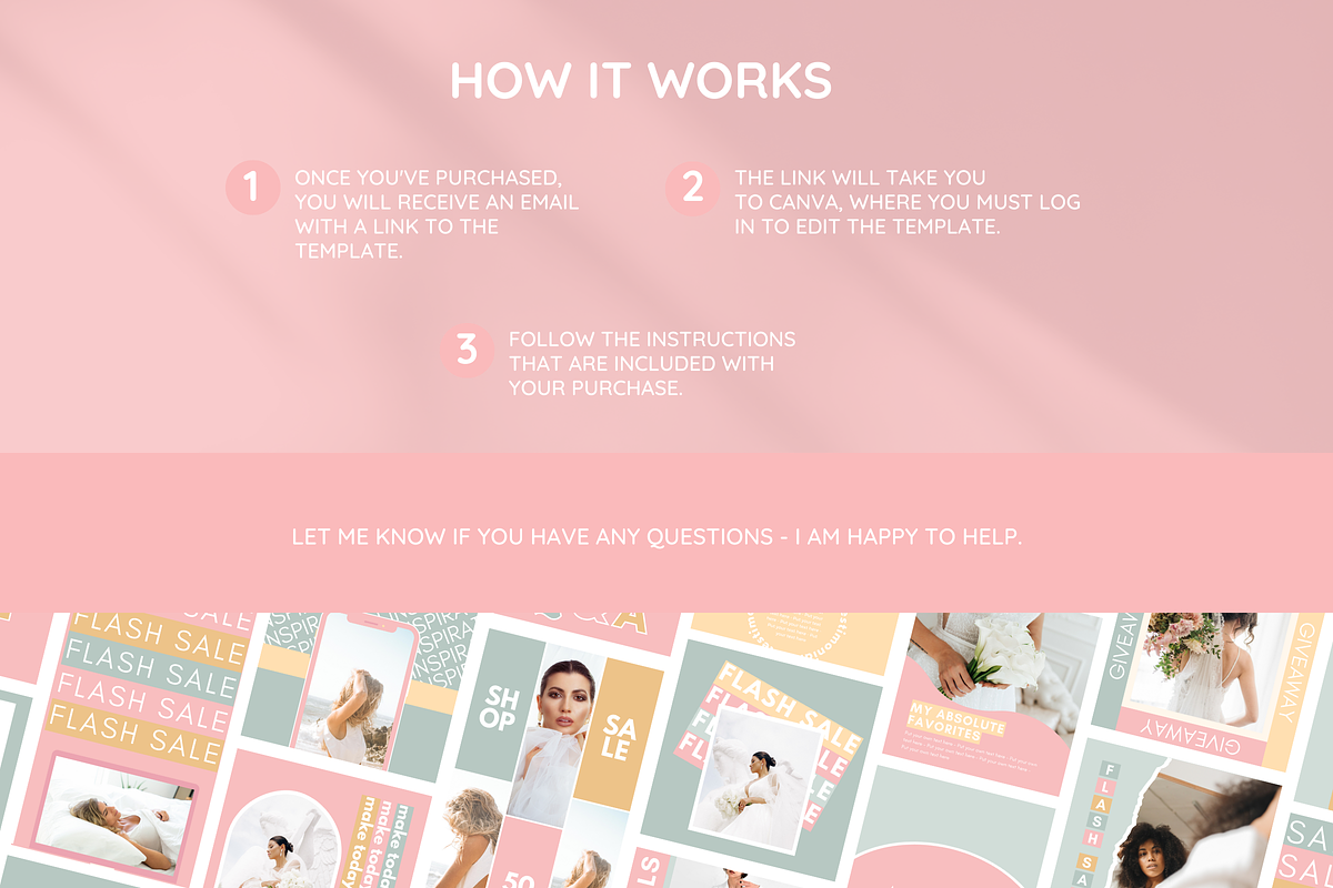 Pastel Link in Bio Template, a Landing Page Template by SunshineStudioBoutique (Photo 9 of 9)